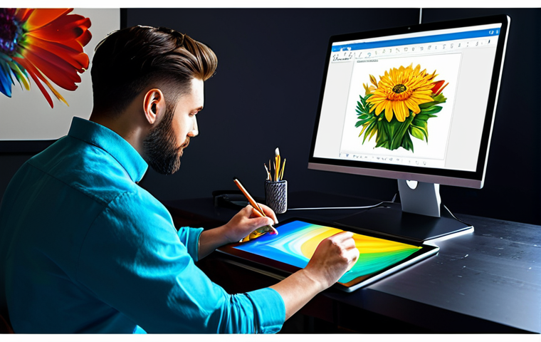 디지털아트 소셜미디어 챌린지 참여법 - **

"A digital artist, fully clothed, working on a graphic tablet, creating art for a social media c...
