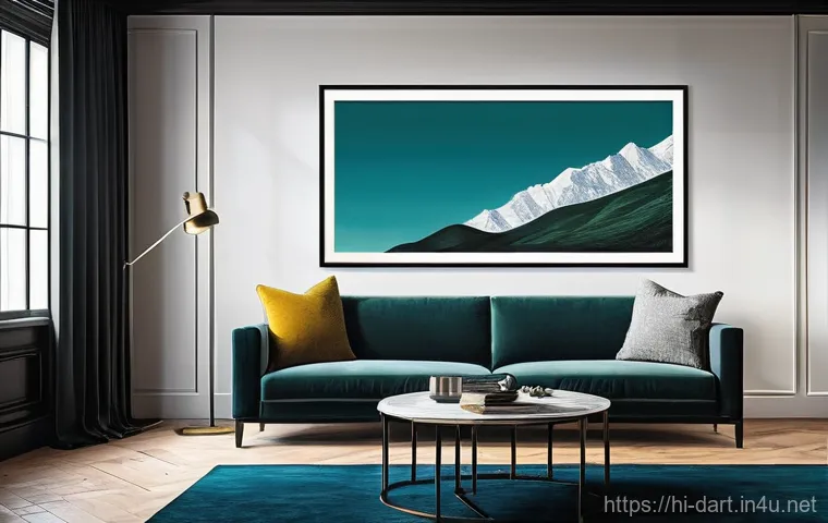 디지털아트 인쇄 설정 가이드 - **Prompt:** A close-up, high-detail shot of a professional art printer in the process of creating a ...